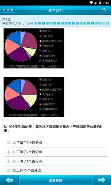 六级公务考题截图