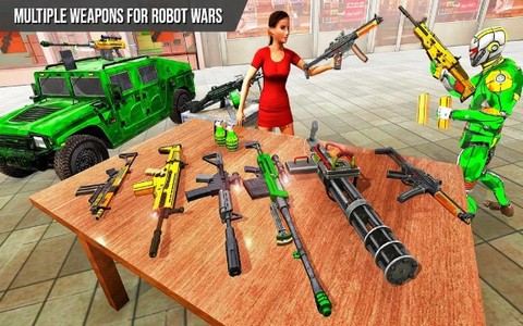 陸軍機(jī)器人繩索英雄截圖