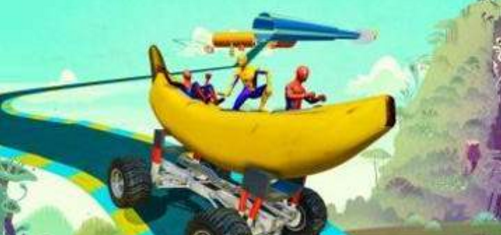 香蕉船赛车跑酷截图1