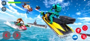 喷气滑雪机器人潜艇战截图2