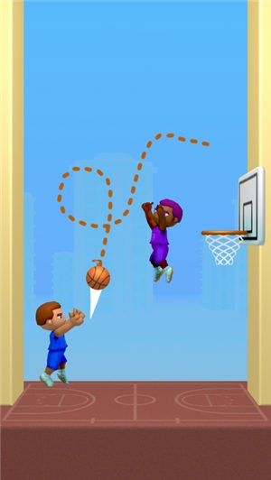 涂鸦篮球游戏截图3