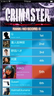 犯罪大師暗中槍手答案截圖