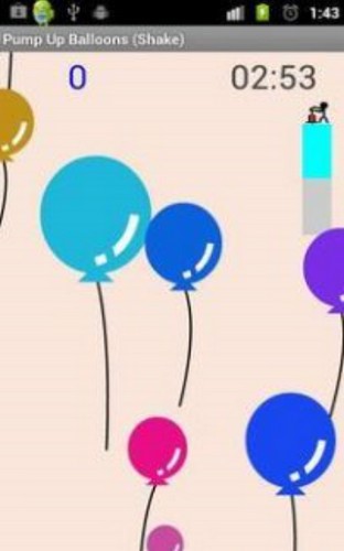 充气气球摇动游戏截图3