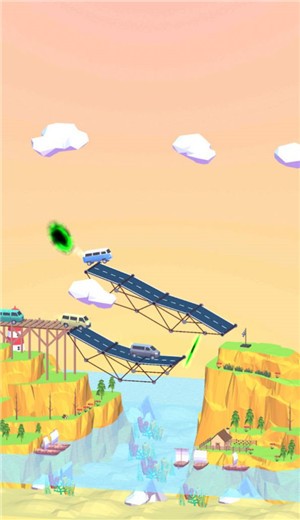 橋梁搭建3D截圖