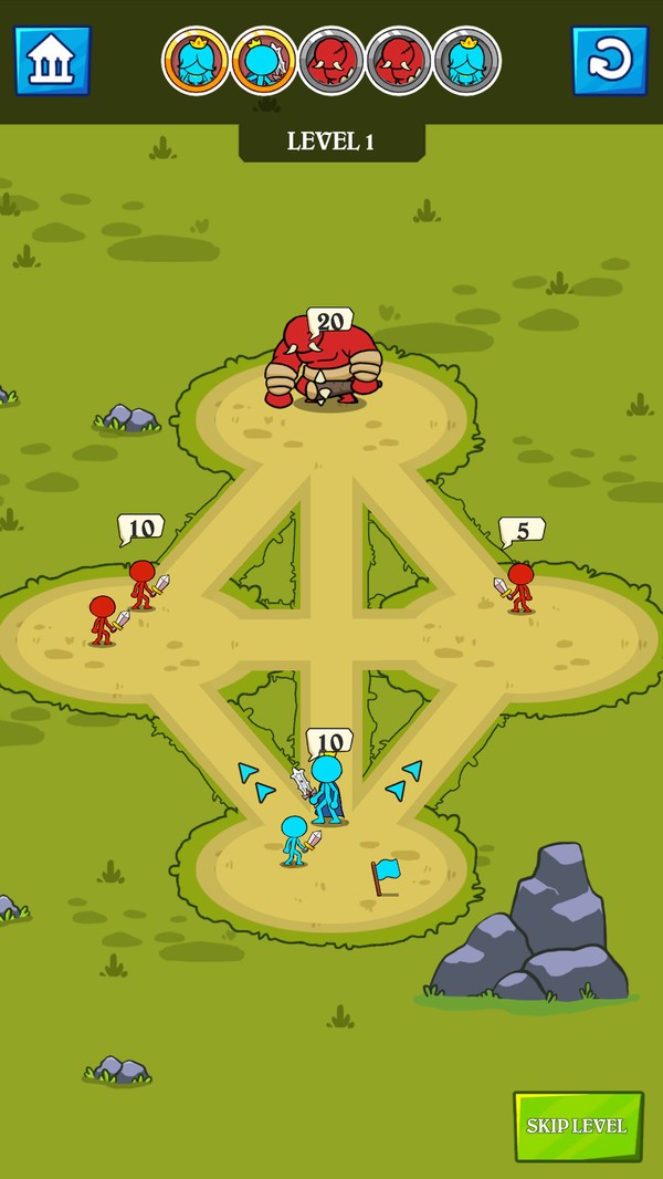 火柴人沖突戰(zhàn)爭截圖