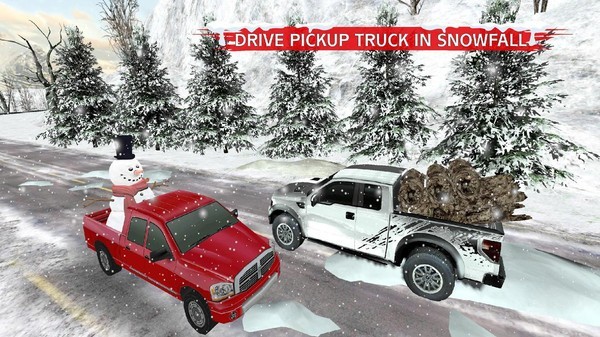 冬季雪卡车3D截图1