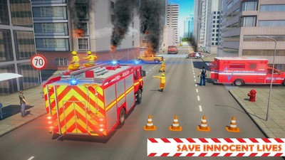 城市消防车救援模拟截图1