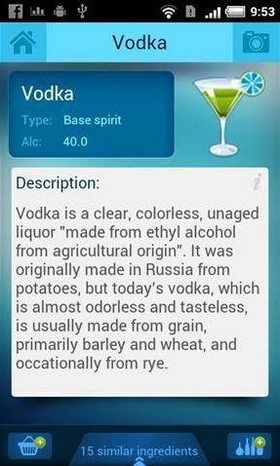 雞尾酒分類大師截圖