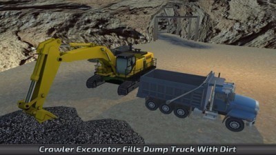 挖掘机卡车3D截图