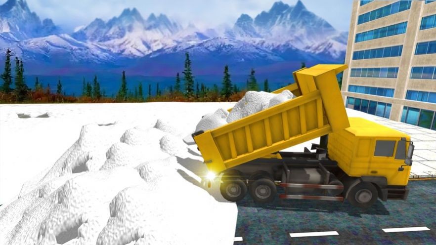 真正的挖掘机扫雪模拟器起重机截图3