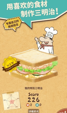 可爱的三明治店中文版截图3