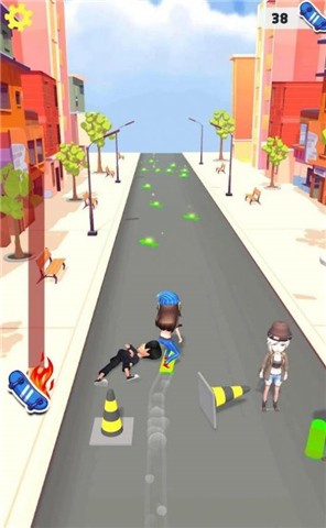 滑稽的滑冰截圖