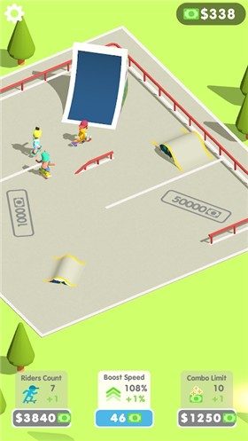 空闲滑板公园截图2