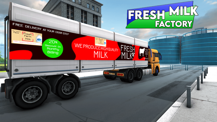 牛奶运输卡车截图3