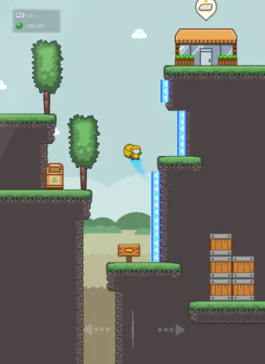 外賣小哥跳一跳截圖