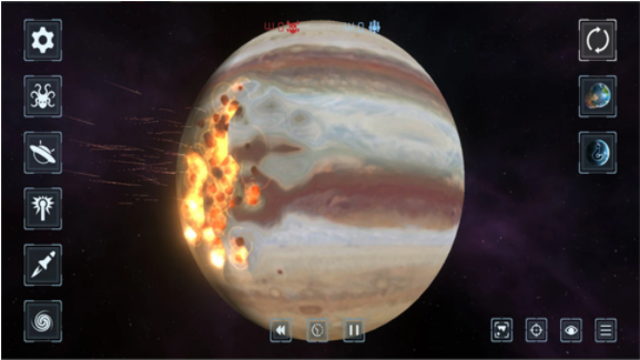 行星爆炸模拟器截图3