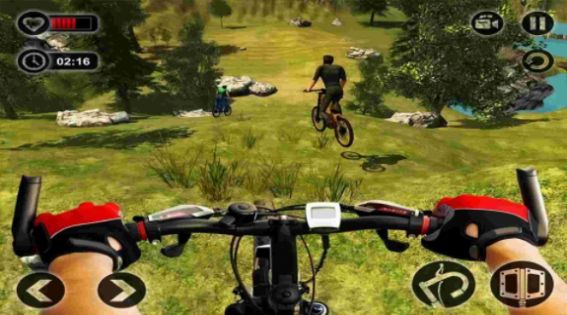 3D模拟自行车越野赛截图
