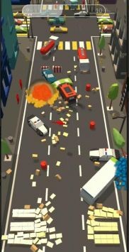 障碍道路碰撞3D截图2