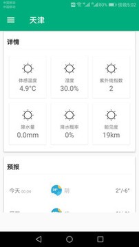 一周天气预报截图