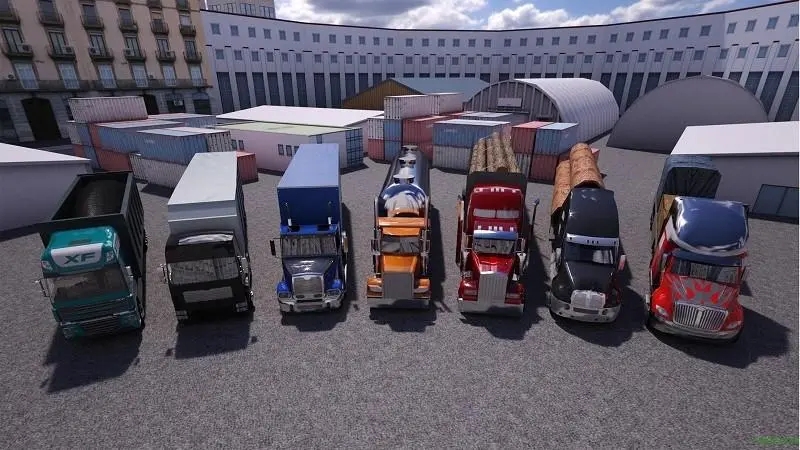 模拟开卡车的游戏