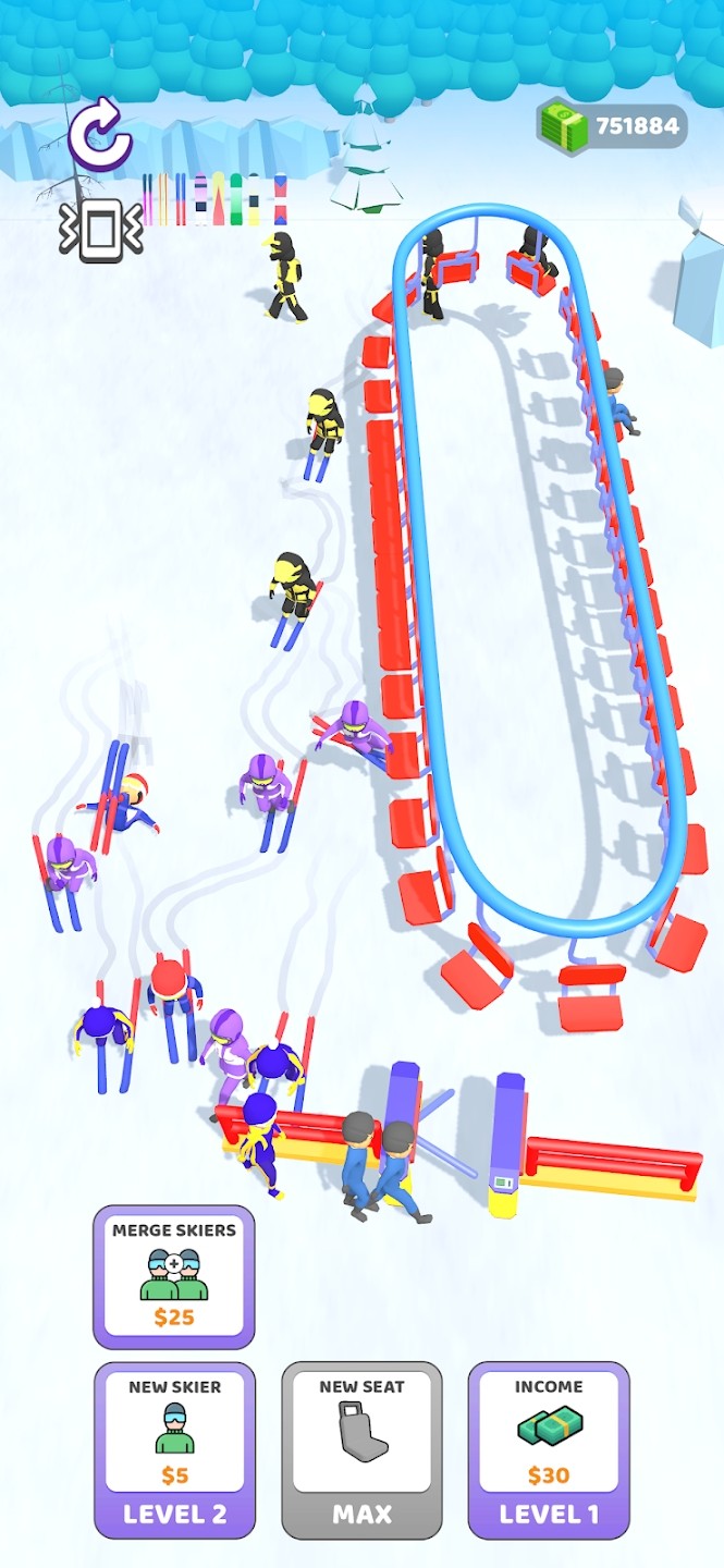 滑雪缆车点击器截图3