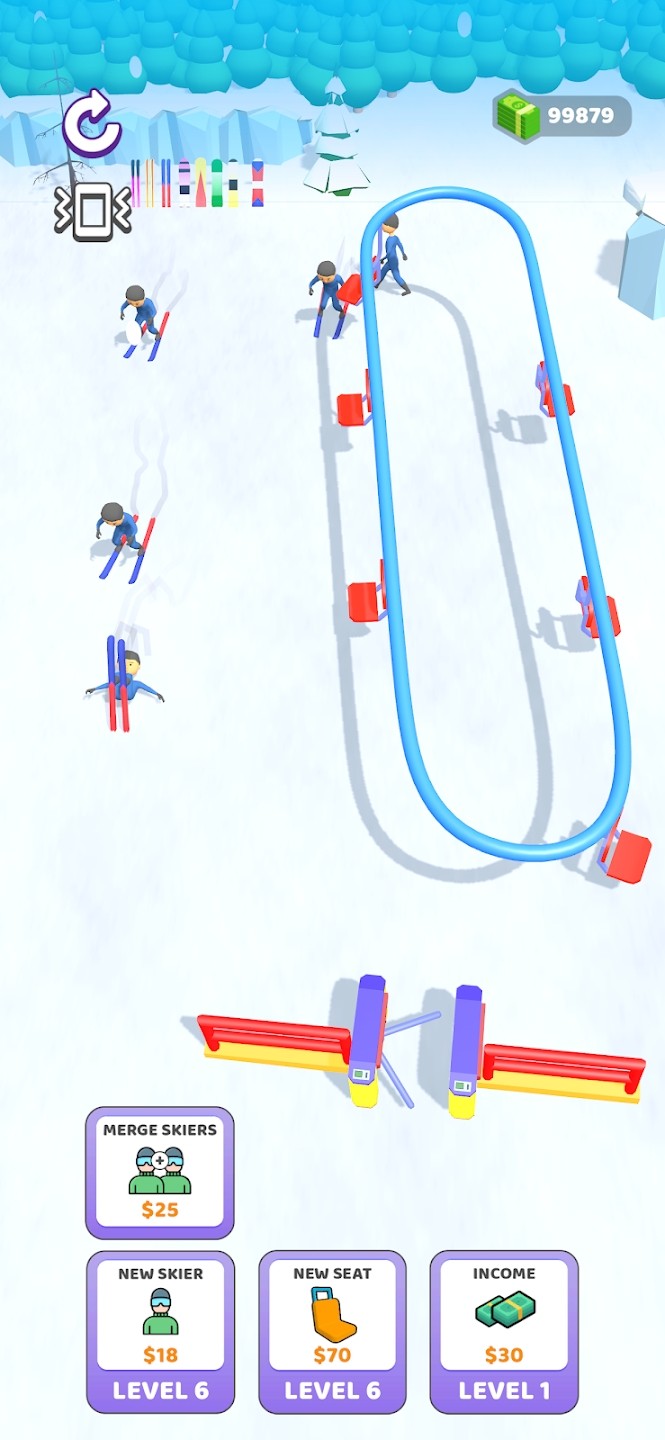 滑雪缆车点击器截图1