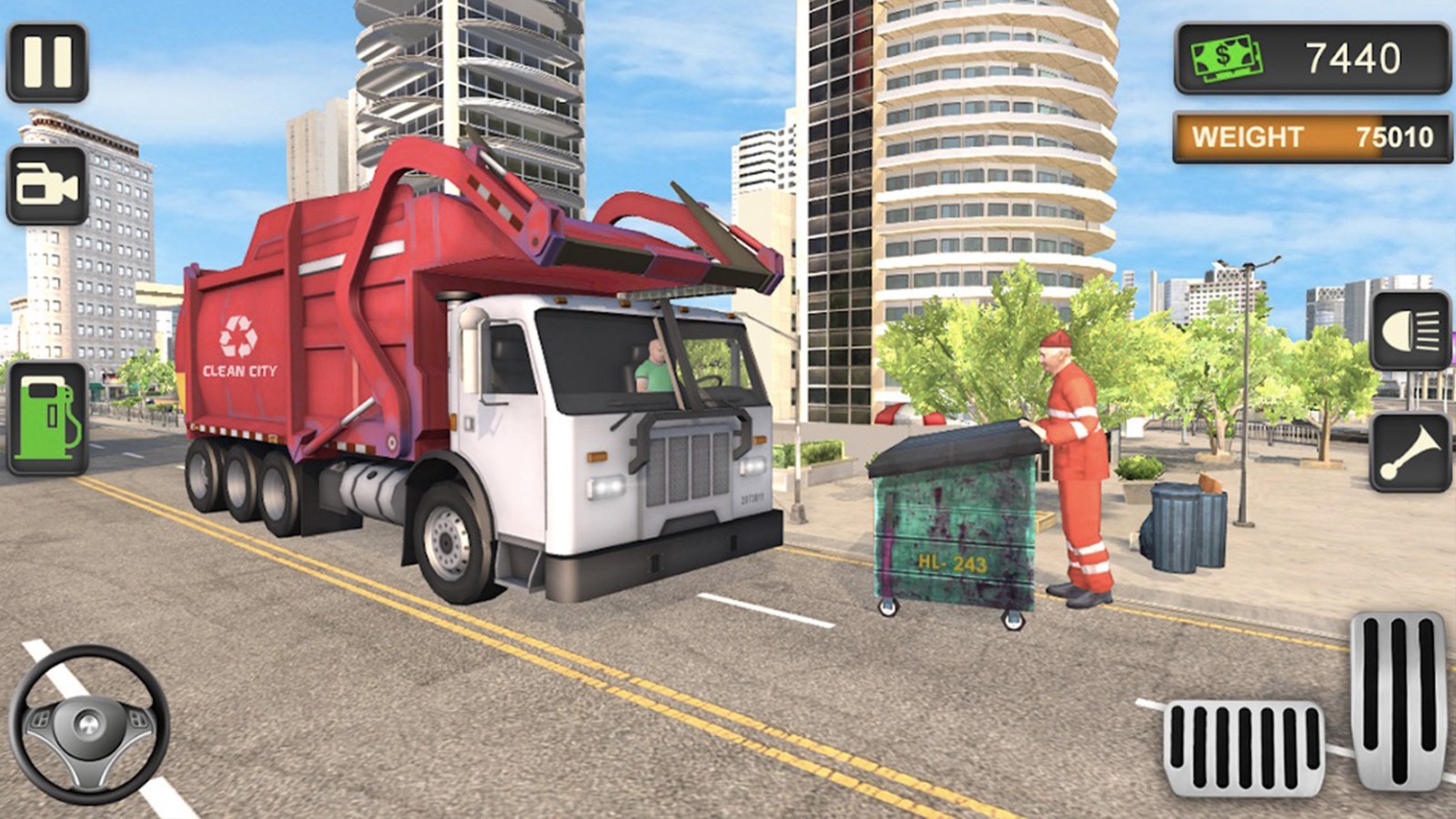 模拟垃圾回收车手机版截图3