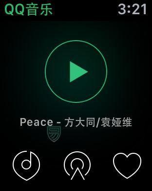 QQ音樂手表版截圖