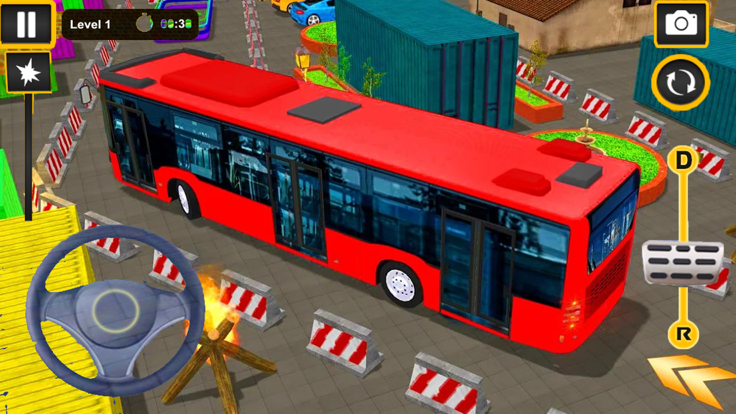 教练巴士停车模拟器3D截图2