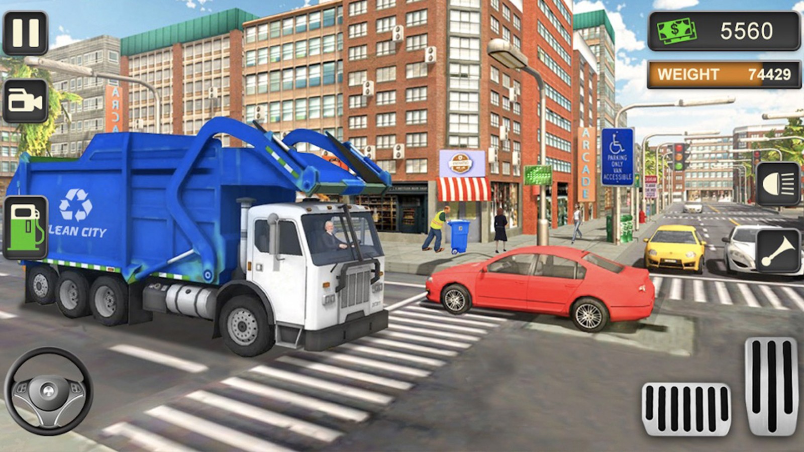 模拟垃圾回收车手机版截图2