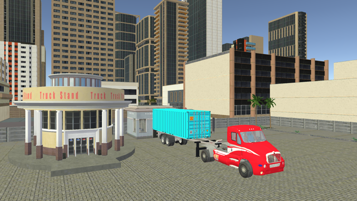 欧元卡车驾驶游戏3D截图1