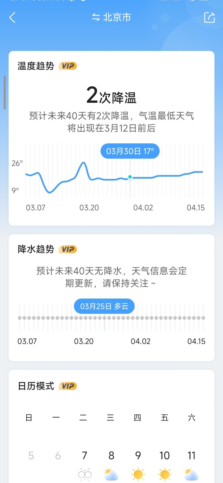 墨跡天氣破解版截圖