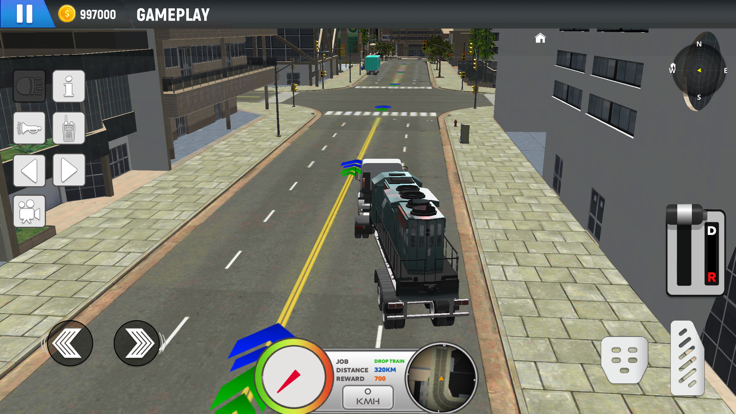 欧元卡车驾驶游戏3D截图3