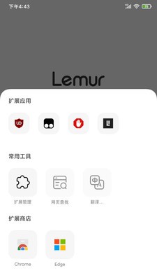 Lemur浏览器截图