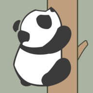 熊猫爬树坐虫子游戏