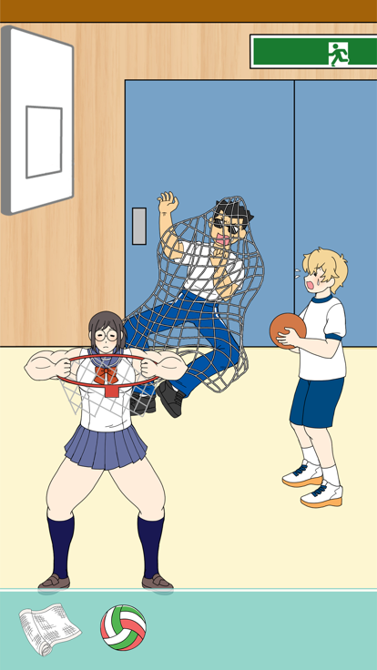 肌肉女孩想保護(hù)倫先生截圖