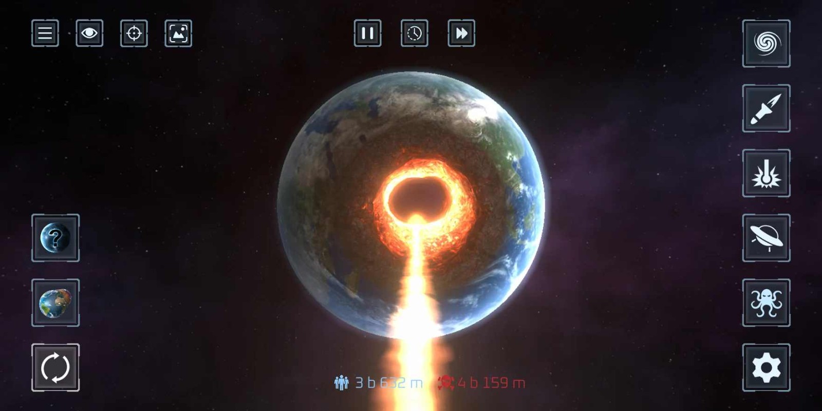 星球爆炸模拟器最新版截图1