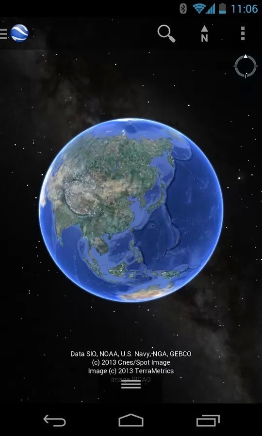 Google Earth中文版截图3