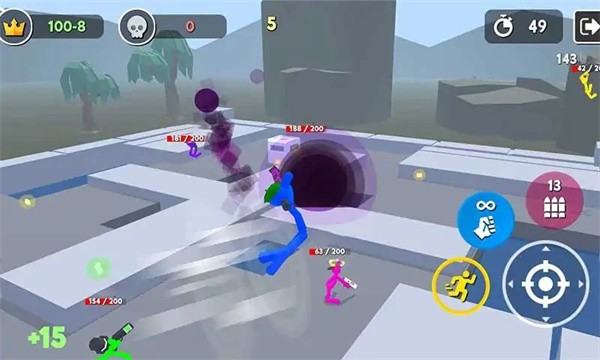 火柴人格斗混戰(zhàn)官方正版截圖