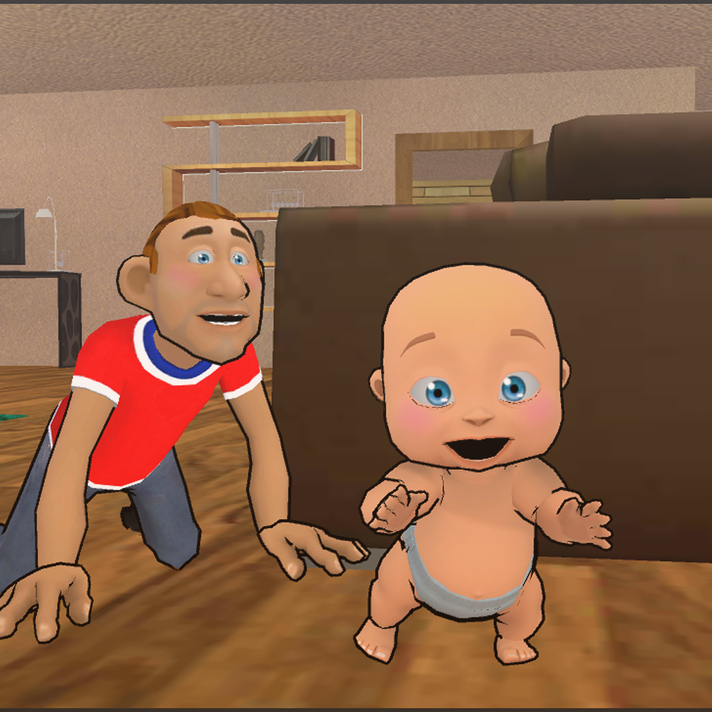 淘气的婴儿生活爸爸模拟3D