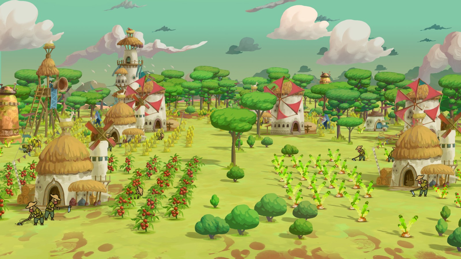 村庄建造模拟游戏