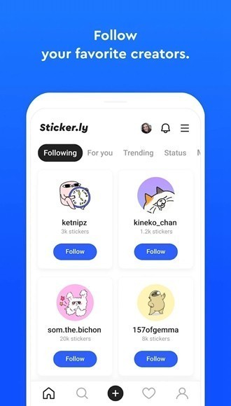 Stickerly表情制作截圖