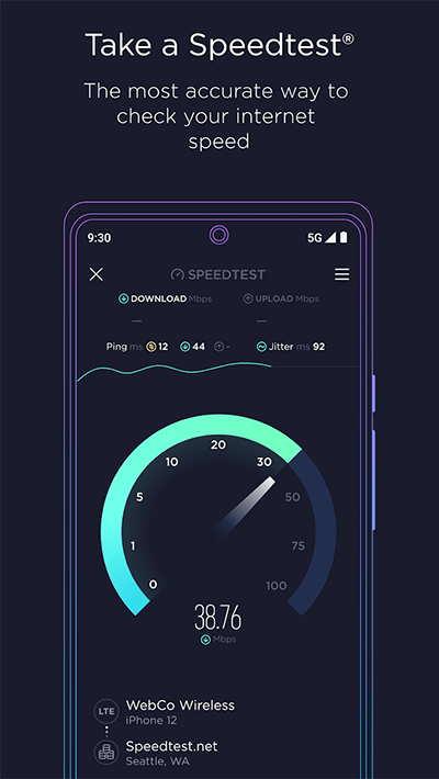 Speedtest在線測(cè)速截圖