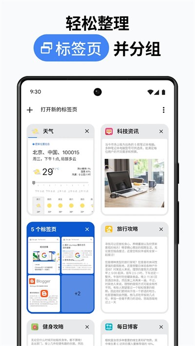 Google谷歌瀏覽器截圖