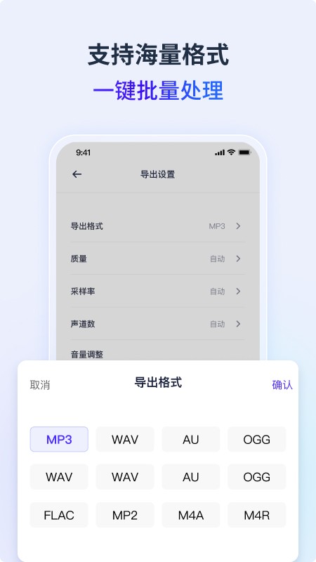 金舟音頻人聲分離截圖