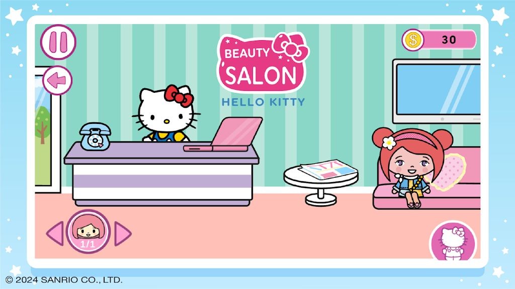 Hello Kitty美容院截圖