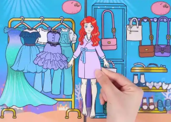 公主换衣服
