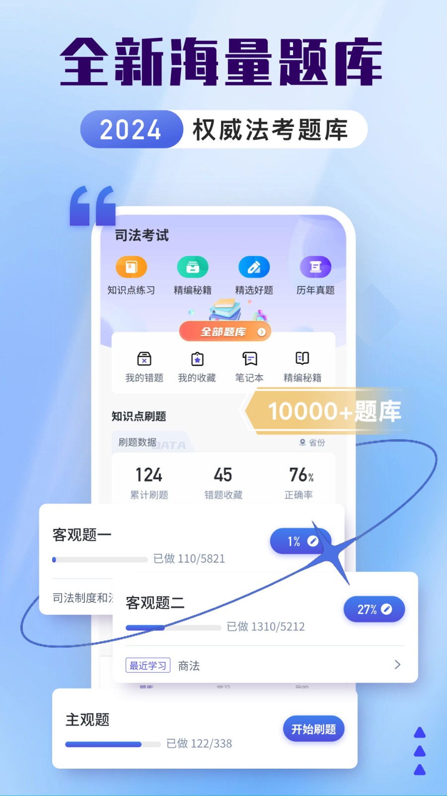 司法考試題庫(kù)自考王截圖