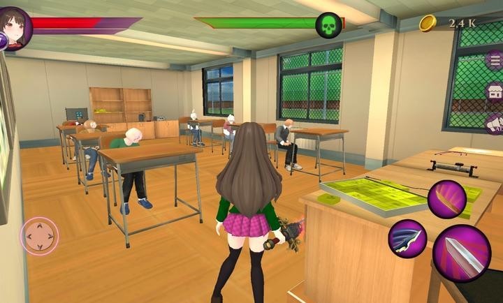 动漫学校模拟器中文版截图1
