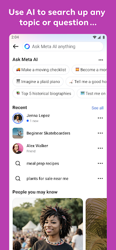 Facebook安卓版客户端截图